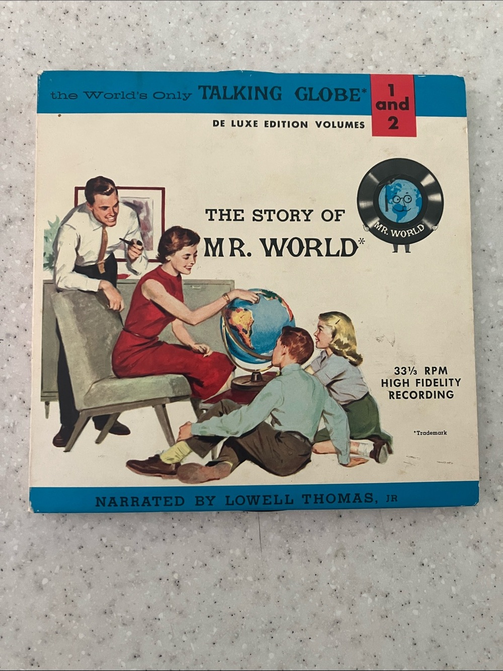 The Story of Mr. World Vintage Record ALBUM COVER ONLY! No record included
